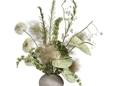 Flower In Vase 115 3D model