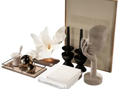 Decorative set 0037 3D model
