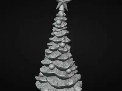 CHRISTMAS TREE SCULPTURE 3D print model