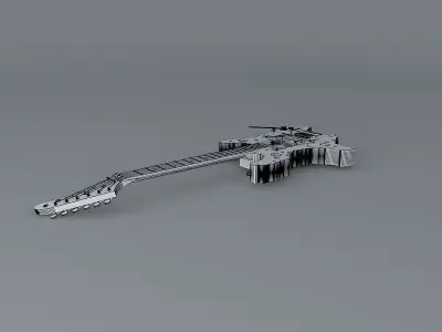Ron Thal Bumblefoot Swiss Cheese Guitar Free 3D model