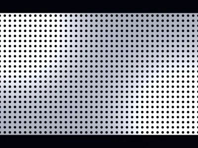 Perforated panel with 19 percent opening 25O55 3D model