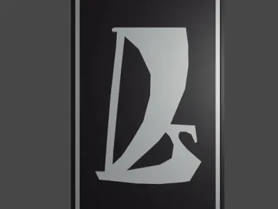 Lada logo  low poly export ready Low-poly 3D model