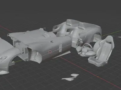 Ferrari SP2 Monza 3D print model