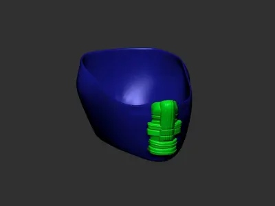 helmet high poly sculpt 3d printable 3D model 3D model order