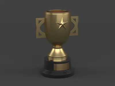 Trophy Cups 3D model 46