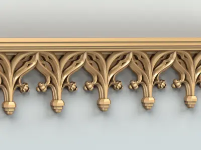 Molding 053 Gothic 3D model
