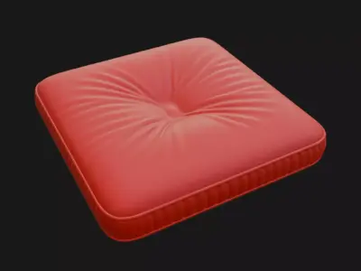 Cushion 3d model 3D model