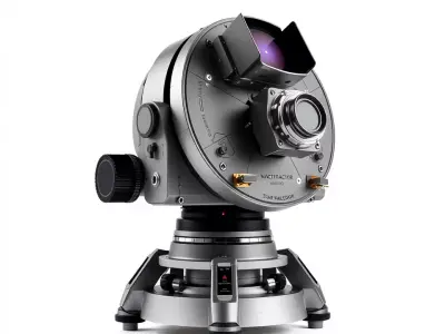 Sleek Telescope model pack Low-poly 3D model