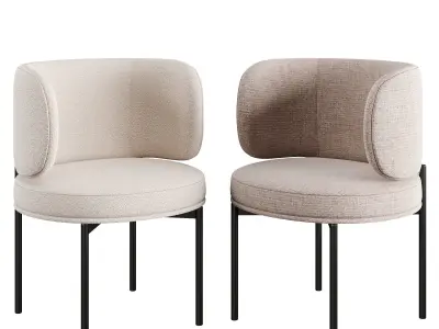 Shiro and Akiko dining set 3D model