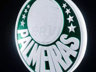 Palmeiras logo - Cinematic - 3D print 3D model