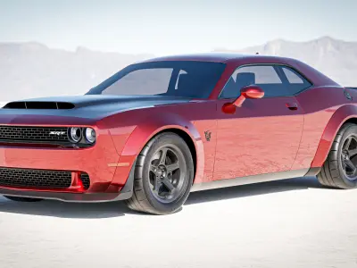 Dodge Demon 2022 3D model