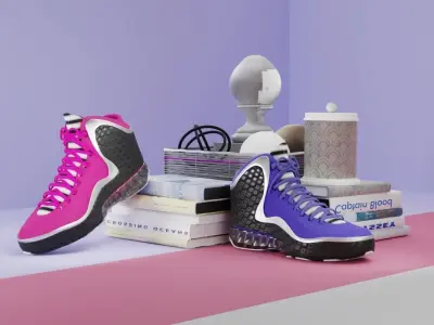 Sneaker Shoes 3D model