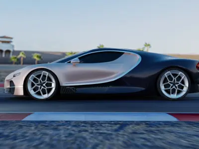 Bugatti Tourbillon 3D model