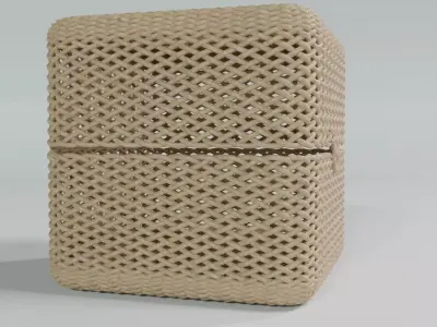 WICKER BASKET19 3D model