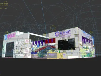 Exhibition - Area - 20X20-3DMAX2009-07 3D model