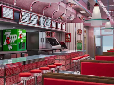 DINER 3D model