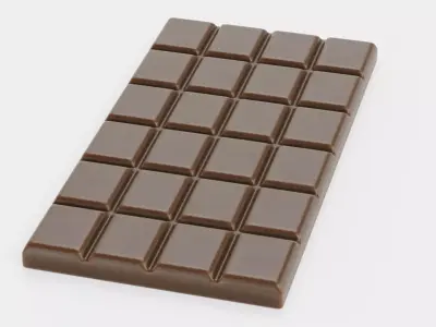 -Chocolate Bar V1- 3D model