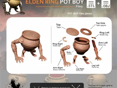 Pot Boy Elden Ring 3D print model