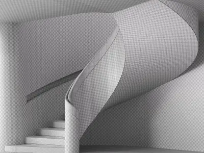 Spiral staircase 14 3D model