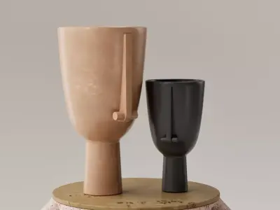  Jarrones decorativos - floreros - vasos 3D print model