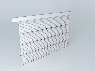 roman shades cortina romana cortina Free 3D model