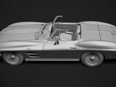 Chevrolet Corvette Sting Ray  3D print model