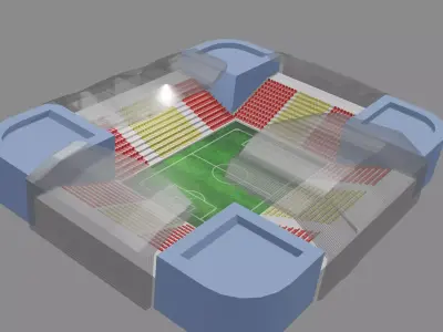 FOOTBALL STADIUM 3D model