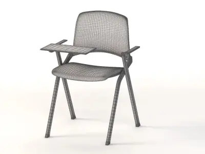 LAKENDO SOFT Stackable training chair by Diemmebi 3D model