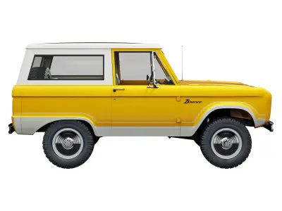 Ford bronco 1966 3D model
