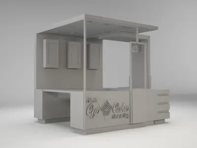 Booth Stand K0010991  3D model