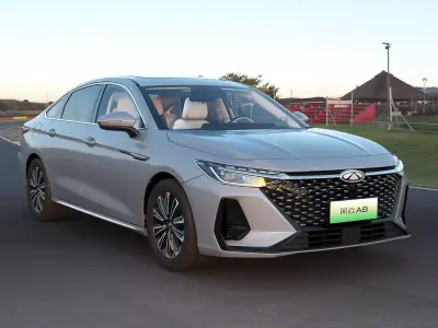 2025 Chery FulWin A8 with lowpoly interior Low-poly 3D model