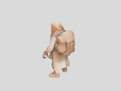 Stylized  Character Low-poly 3D model