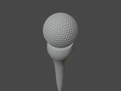 golf ball 3D model