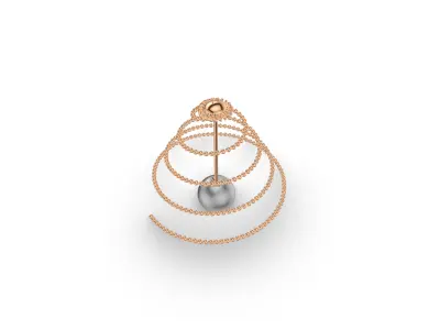 Hanging Spiral Ornament 3D print model