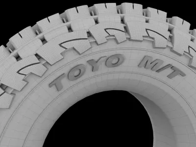 Car Tire - Toyo Open Country TIRE  3D model