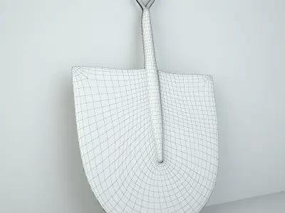 African Handwoven Fan 28 3D model