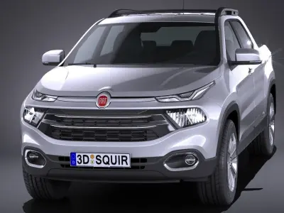 Fiat Toro 2017 3D model