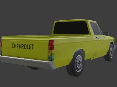 77 Chevrolet Luv Low-poly 3D model