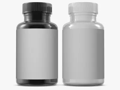 Vitamin Bottle 3D model