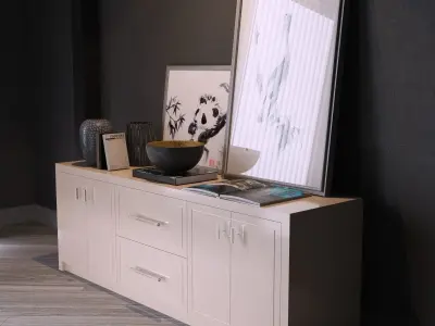 chest of drawers 3D model buy