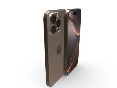 iPhone 16 Pro Desert Titanium Premium 3D model