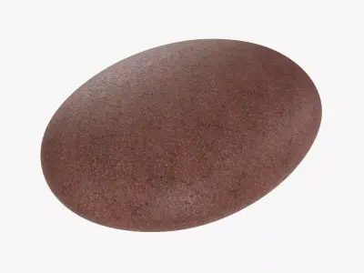 Sea pebble smooth  Free 3D model