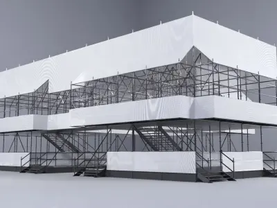 Layher Structure Pavilion 9 3D model