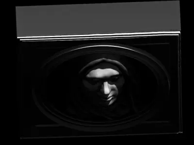 Religious art 3d my model for gravestone tombstone 3D model