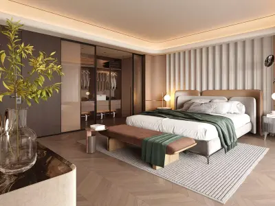 Italian-style Bedroom 3D model