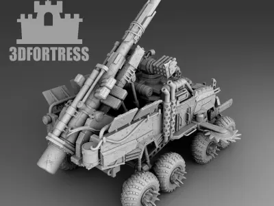 Monster trukc 8x8 3D print model