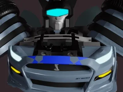 Jazz Transformer Free 3D model