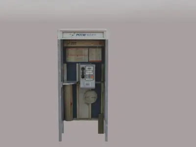 Phone Booth  Free 3D model