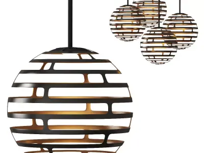 Contemporary lighting 3D model