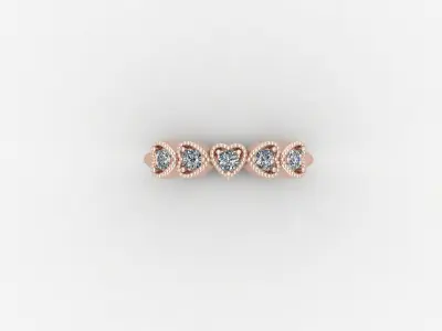 Solitaire Ring Version 1 SR31 3D model